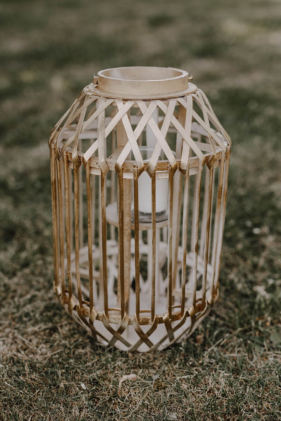 Laterne gold Bohohochzeit Hochzeitsdeko Boho - Dekoverleih lovely wild moments